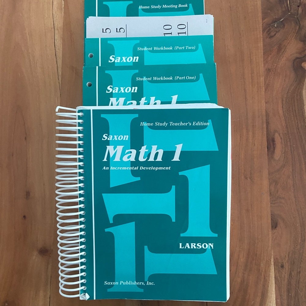 Saxon Math 1 Home Study Teacher’s Edition - Homeschool Curriculum